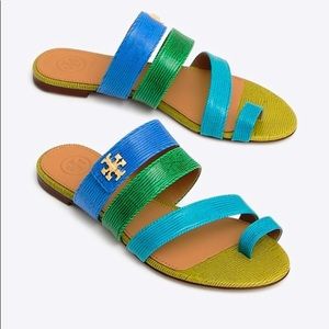 Authentic Tory Burch Kira Toe Ring Sandal Sz 8